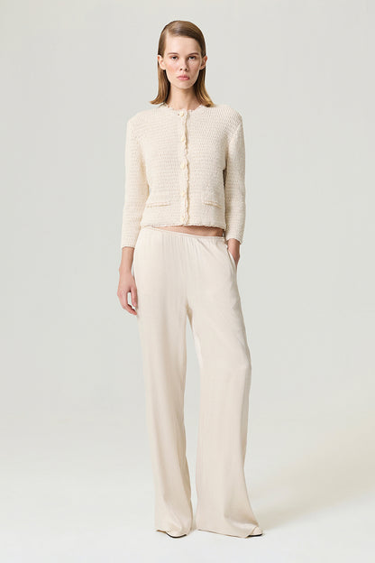Elastic-Waist Relaxed Pants