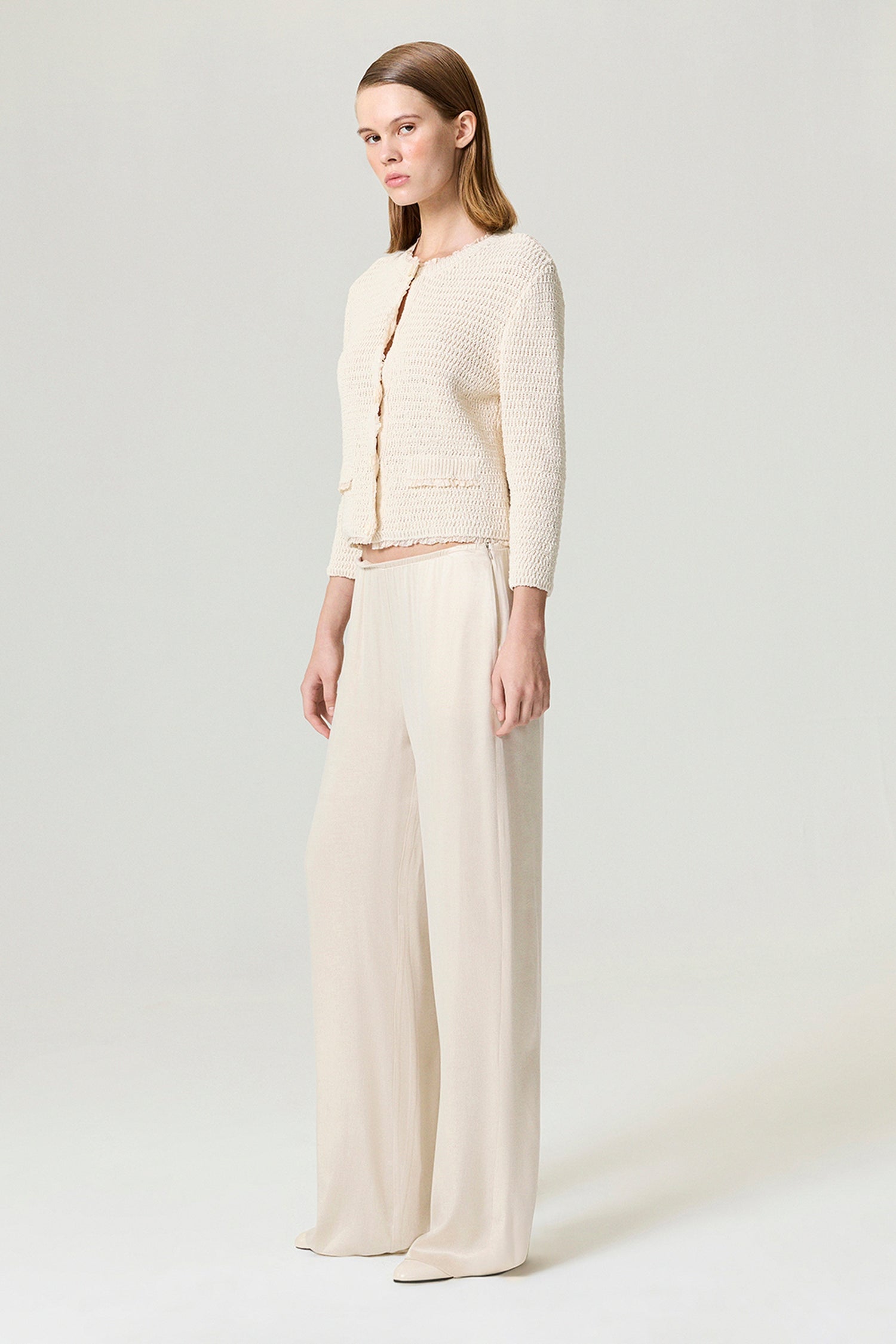 Elastic-Waist Relaxed Pants