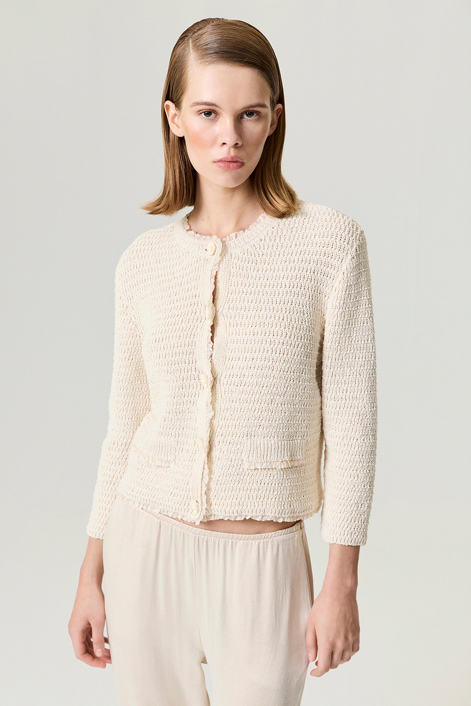 Elastic-Waist Relaxed Pants