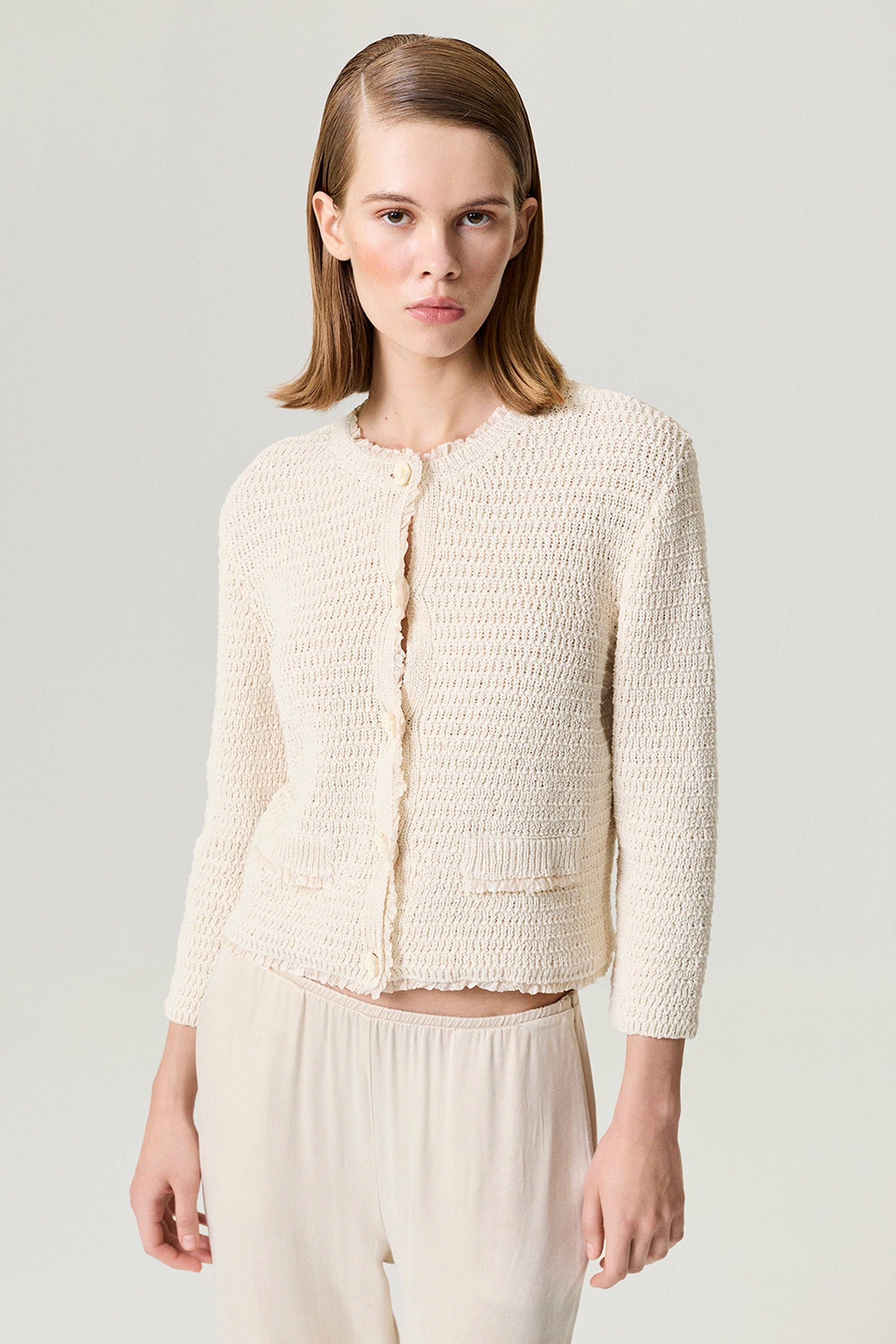 Elastic-Waist Relaxed Pants