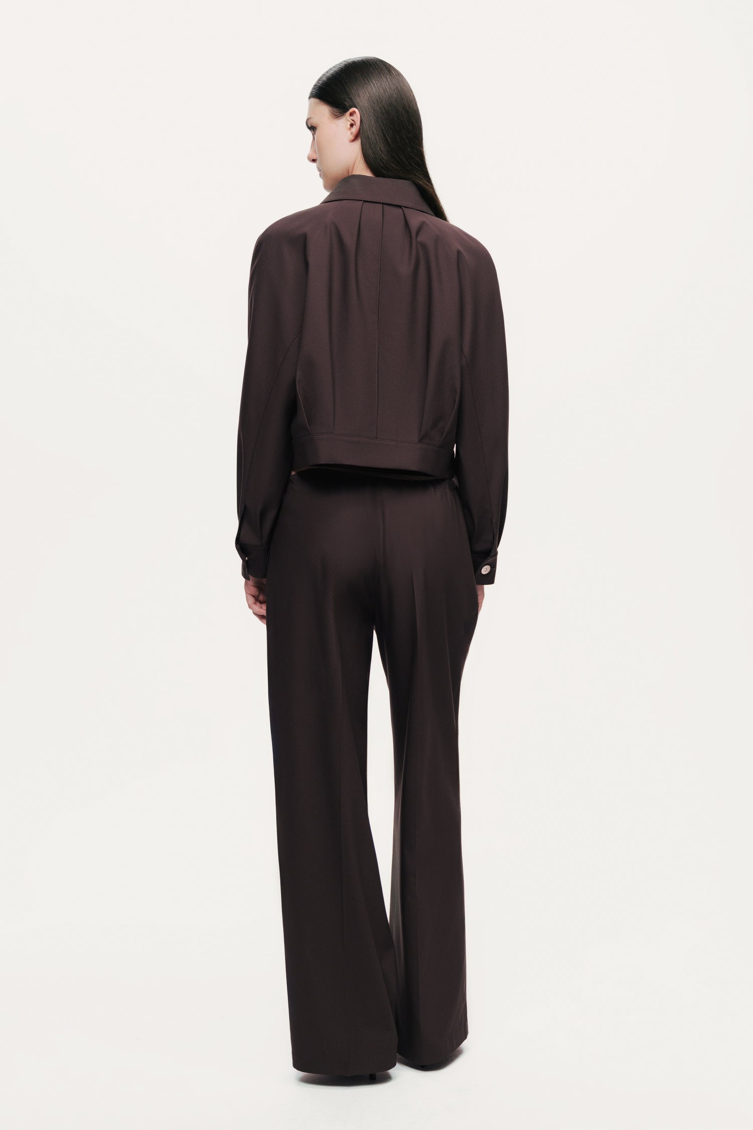 Relaxed Drawstring Wide-Leg Pants