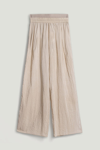 Drawstring-Waist Relaxed Pants