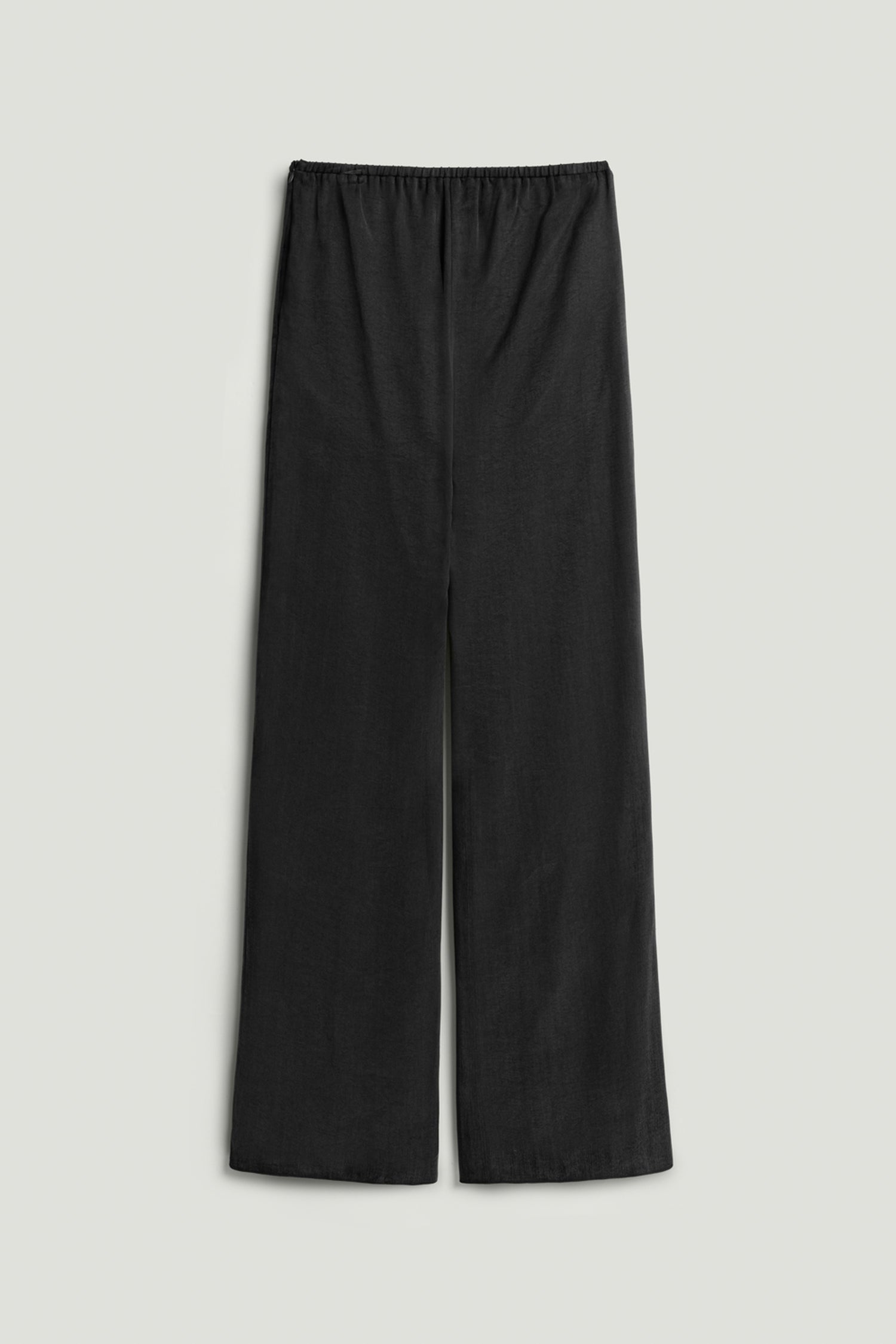 Relaxed Fluid Pants with Elastic Waist