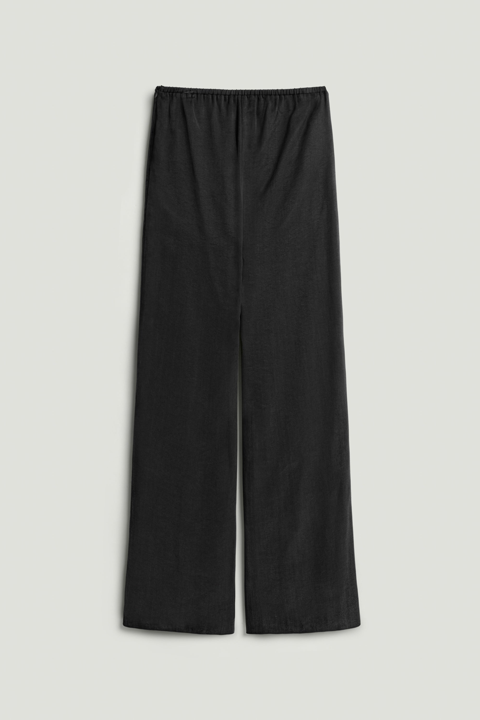 Relaxed Fluid Pants with Elastic Waist