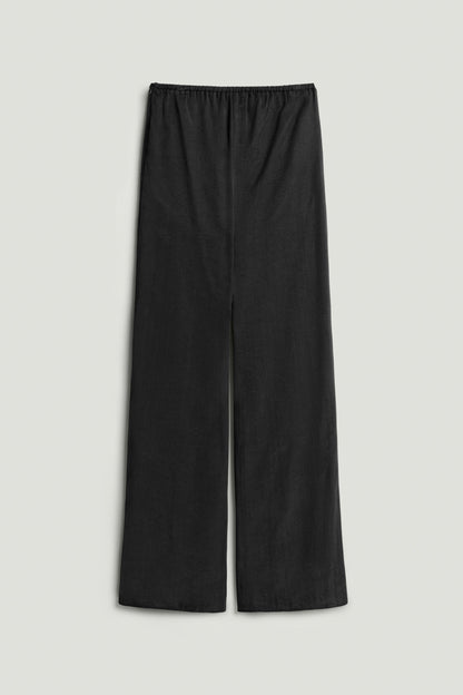 Relaxed Fluid Pants with Elastic Waist