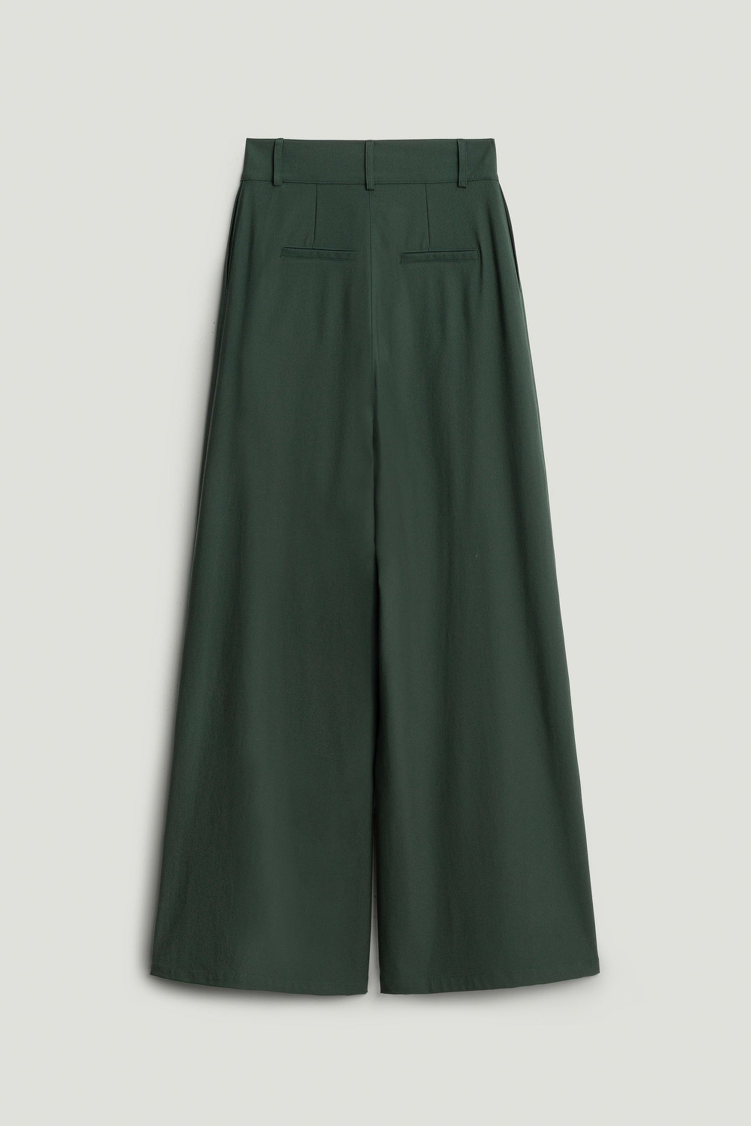 Fluid Wide-Leg Pull-On Pants