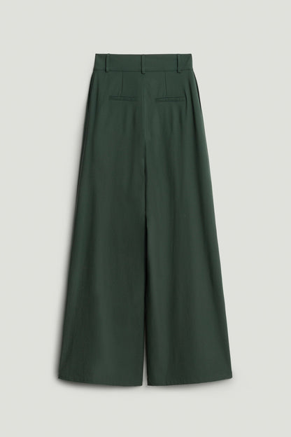 Fluid Wide-Leg Pull-On Pants