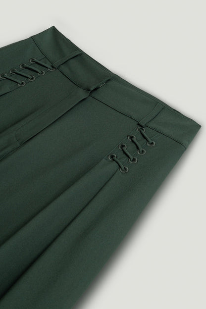 Fluid Wide-Leg Pull-On Pants