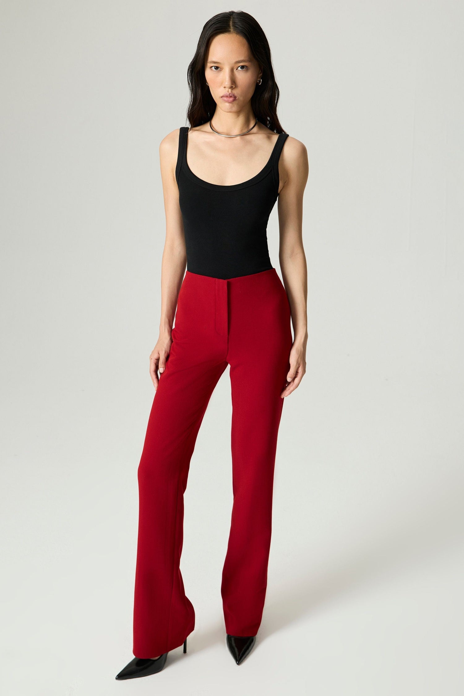 Tailored Bootcut Trousers