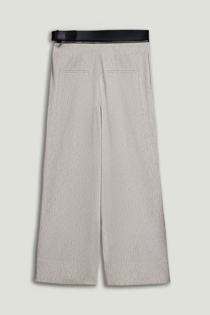 Pleated Wide-Leg Pants