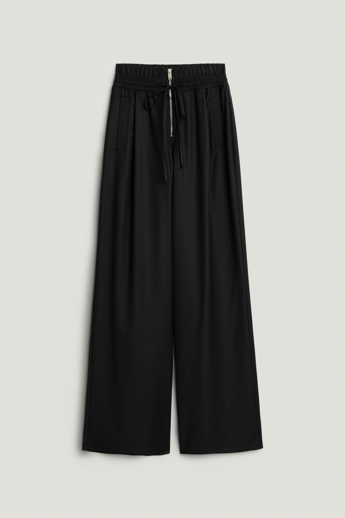Drawstring Waist Relaxed Pants