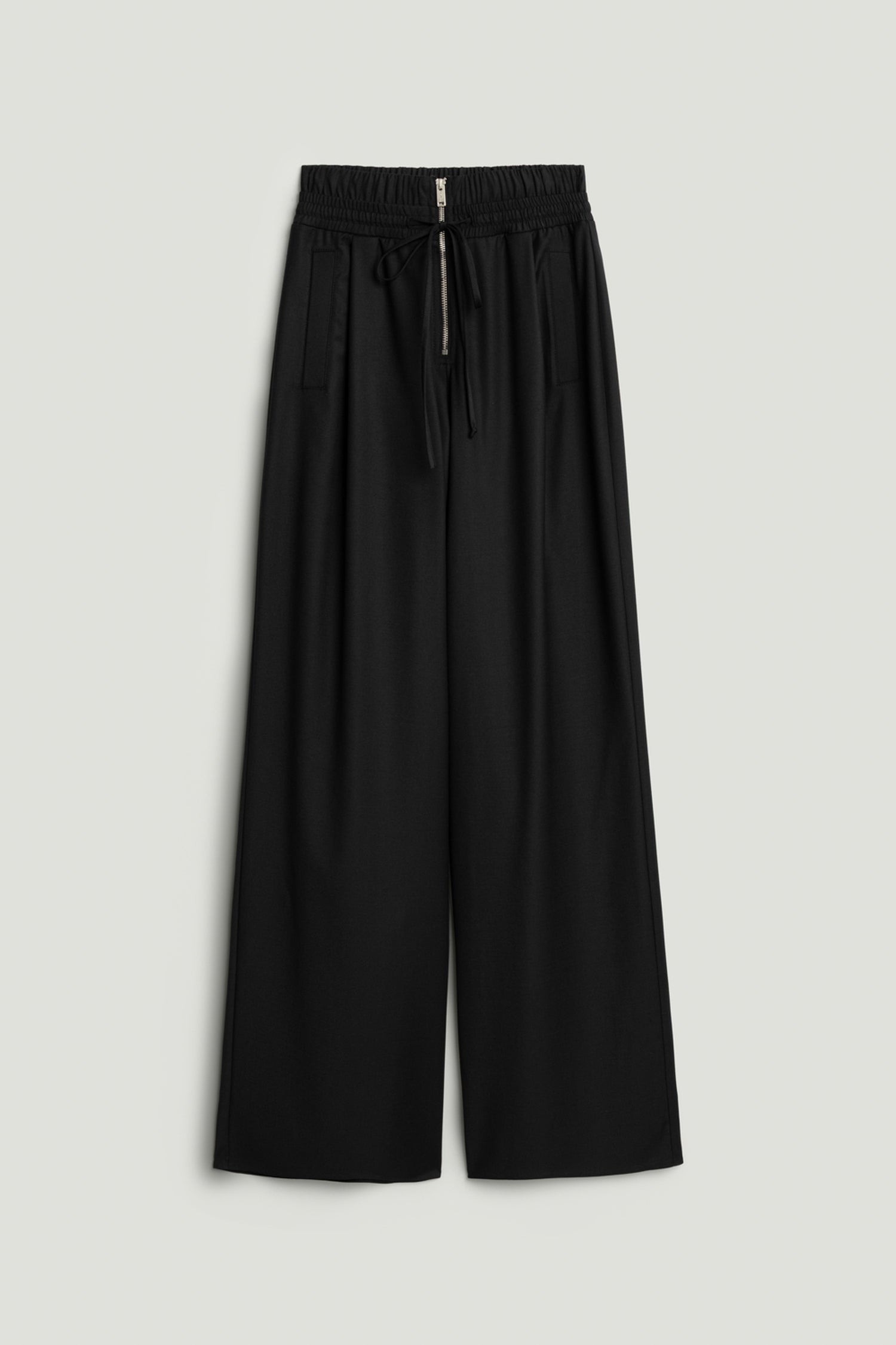 Drawstring Waist Relaxed Pants