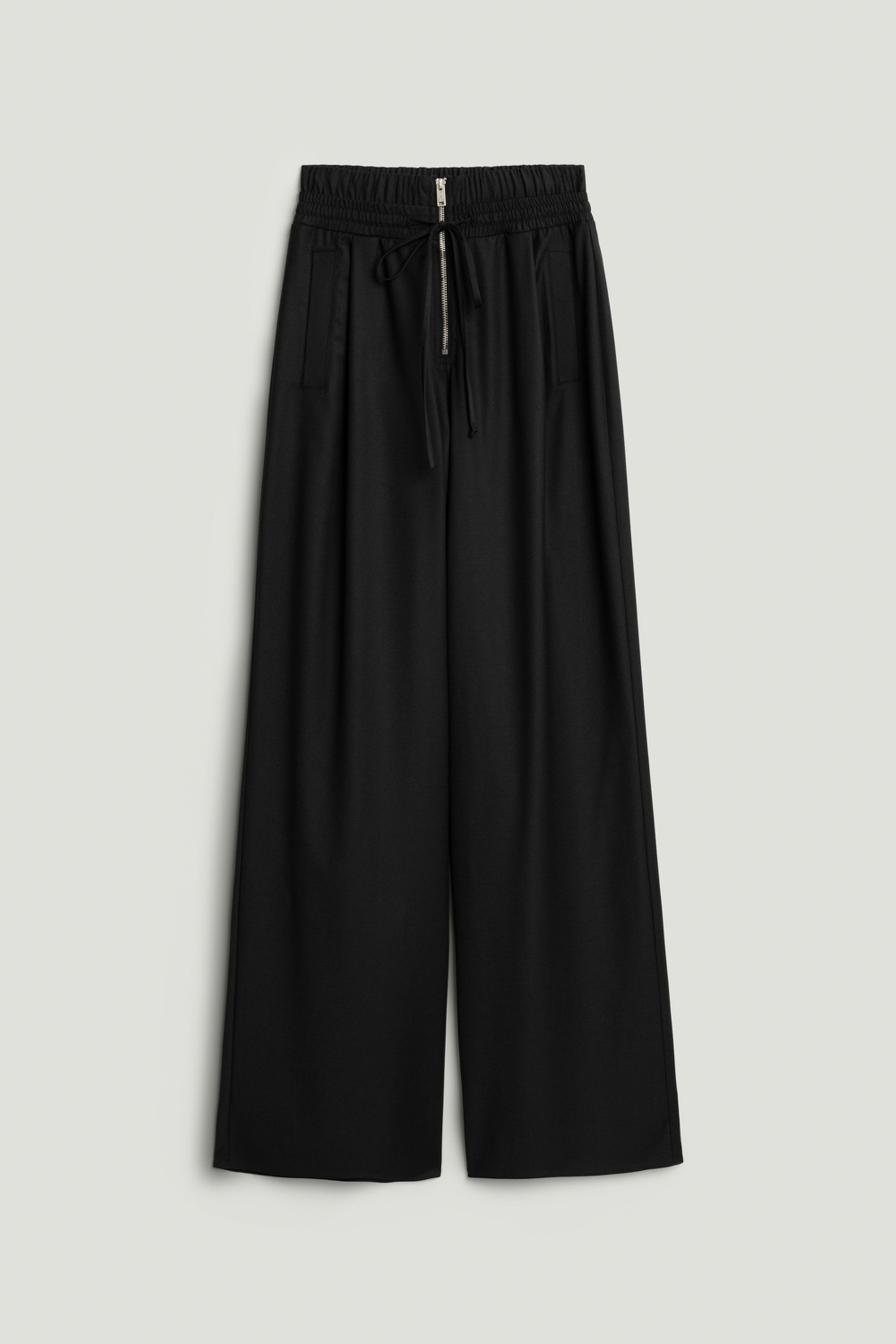 Drawstring Waist Relaxed Pants