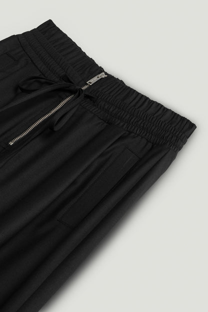 Drawstring Waist Relaxed Pants