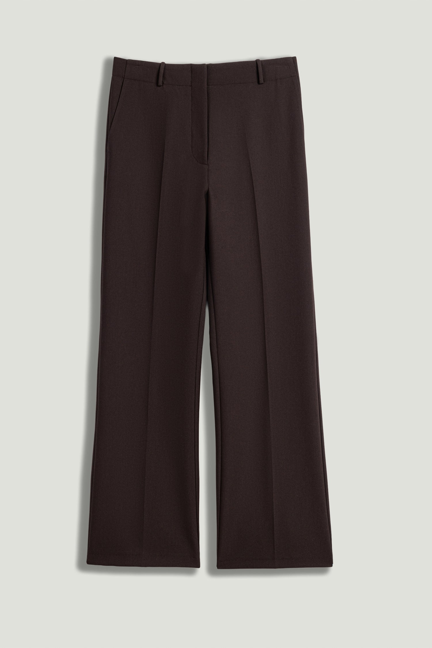 Classic Mid-Rise Tailored Pants