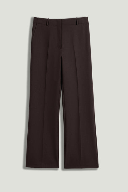 Classic Mid-Rise Tailored Pants