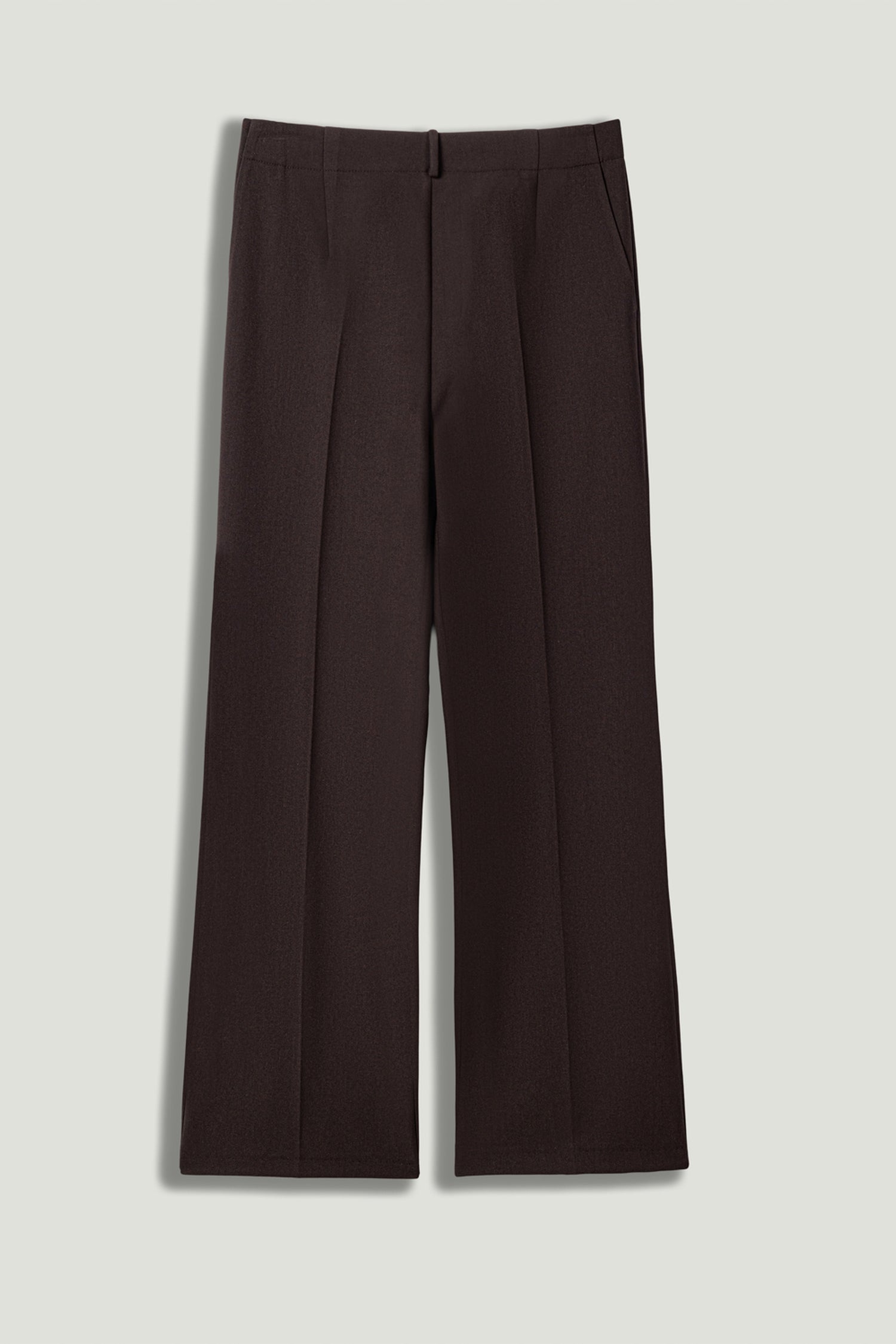 Classic Mid-Rise Tailored Pants