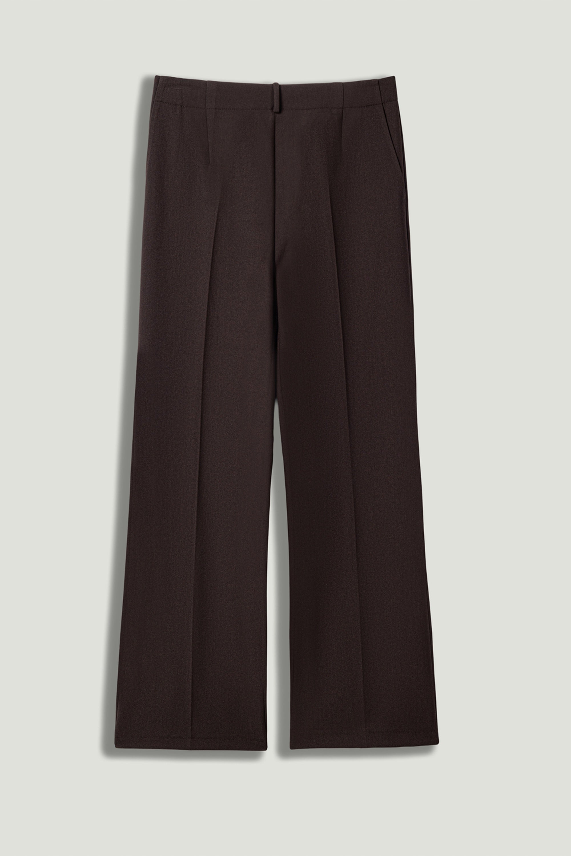 Classic Mid-Rise Tailored Pants