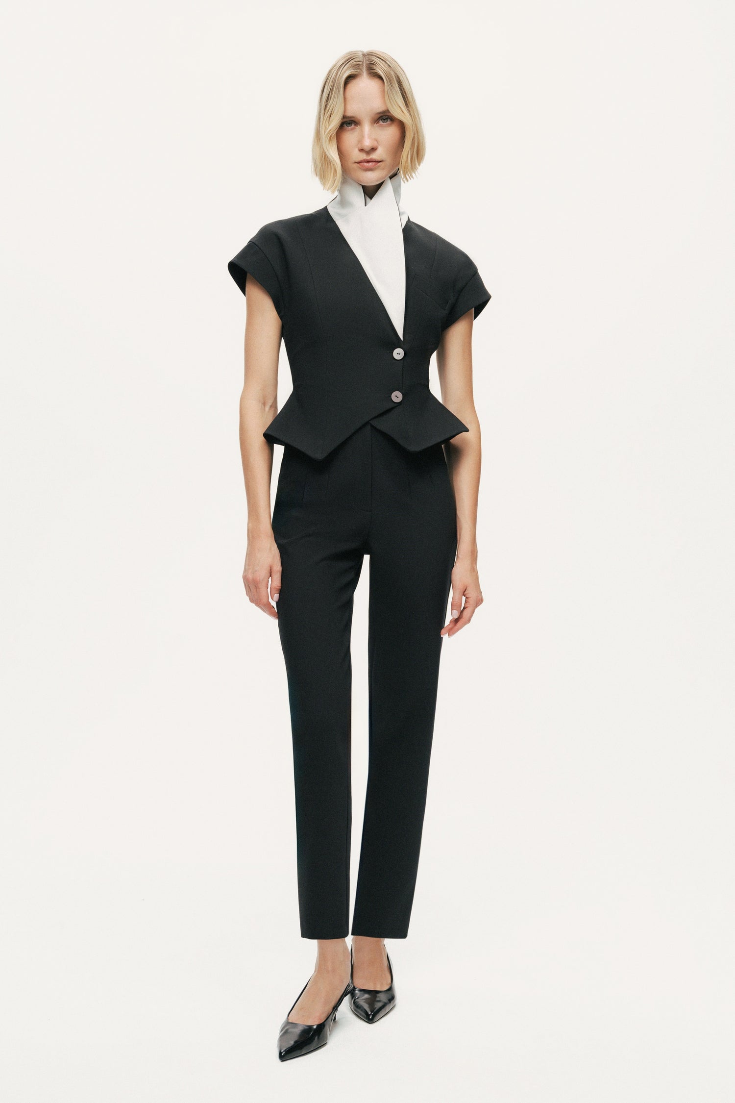 Sculpt High-Rise Cigarette Trousers