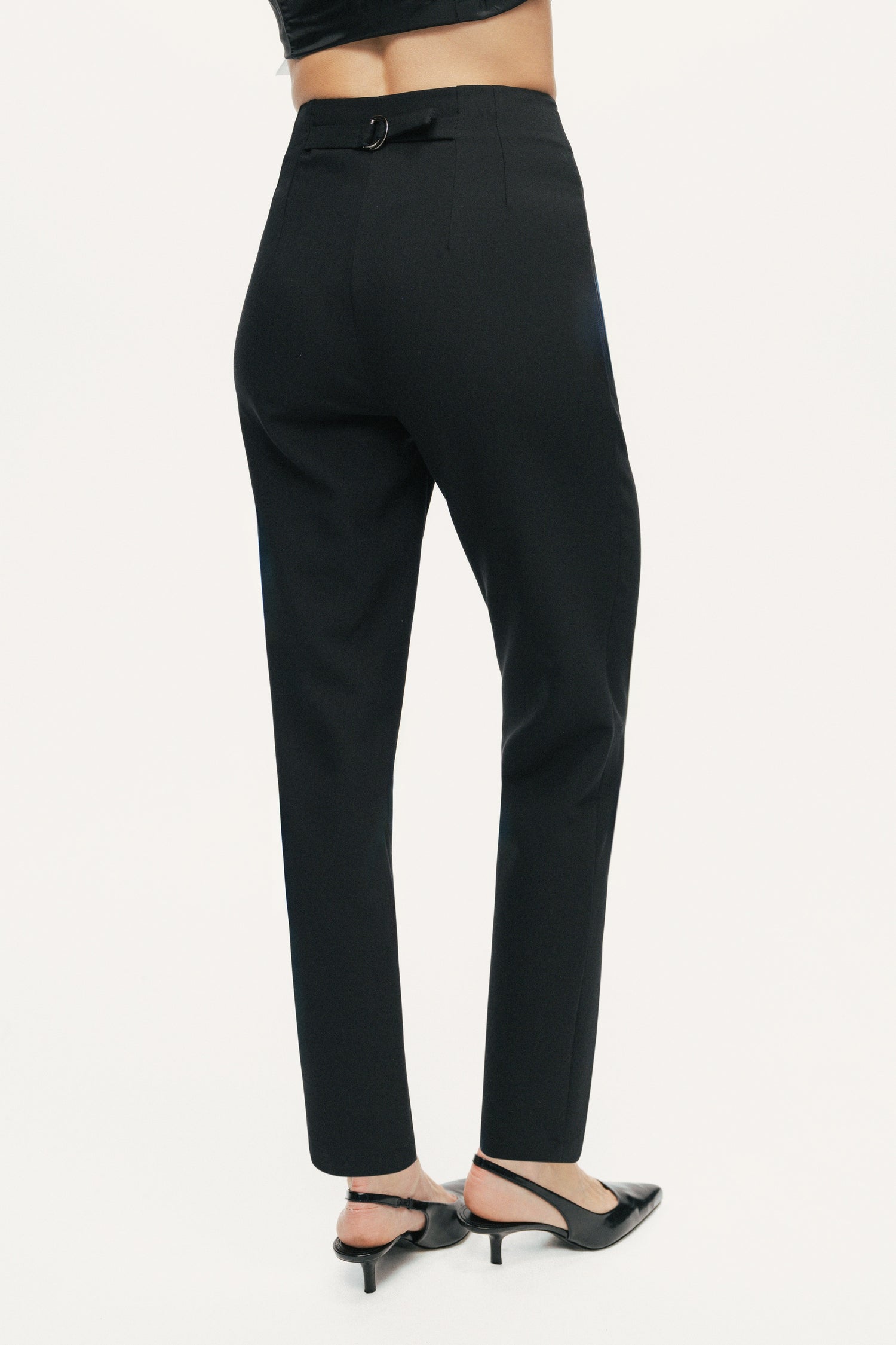 Sculpt High-Rise Cigarette Trousers