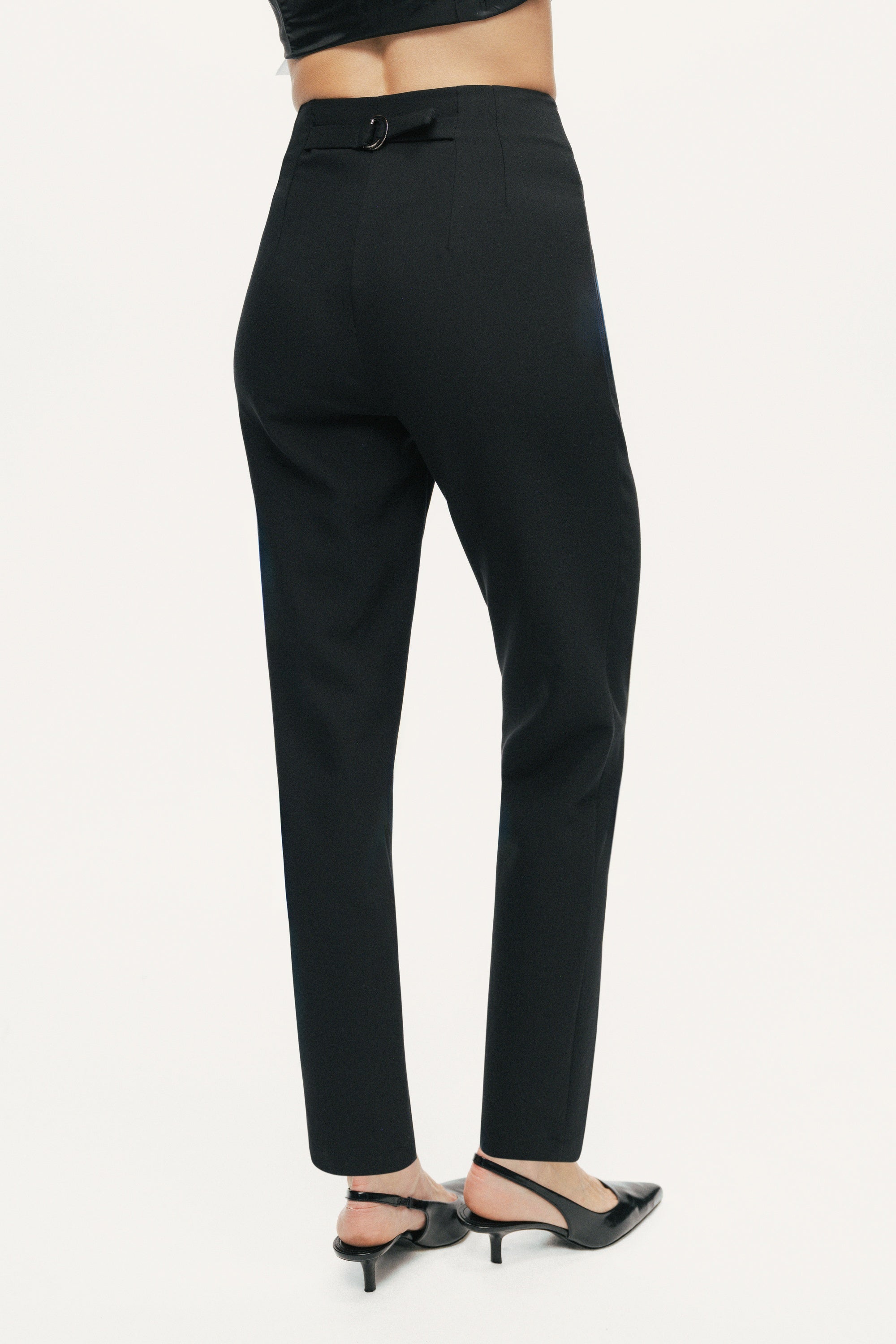 Sculpt High-Rise Cigarette Trousers