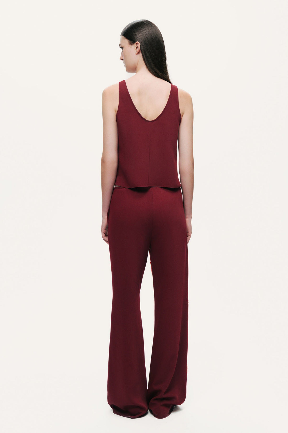 Embellished Bootcut Pants