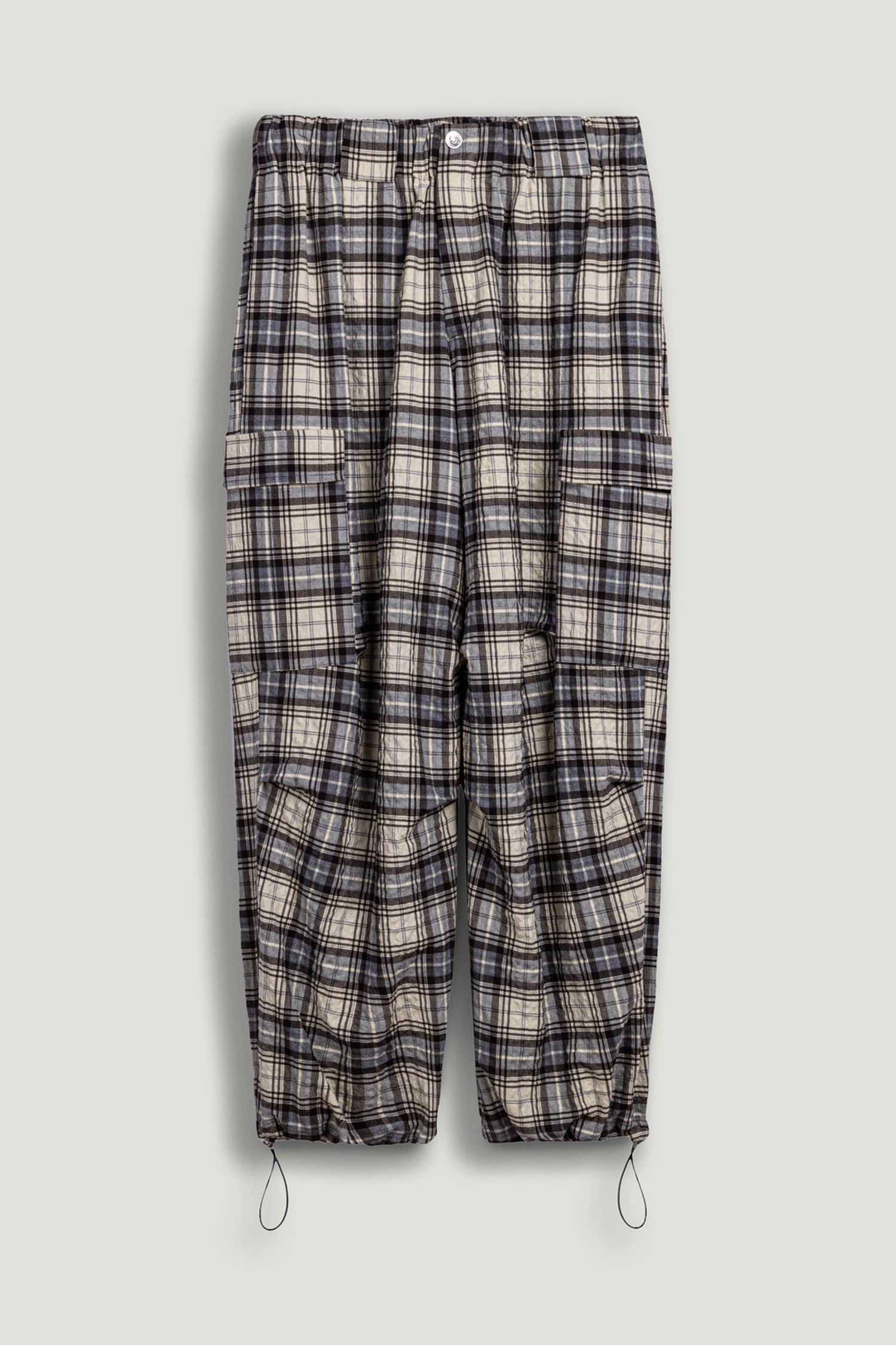 Checked Cargo Pants