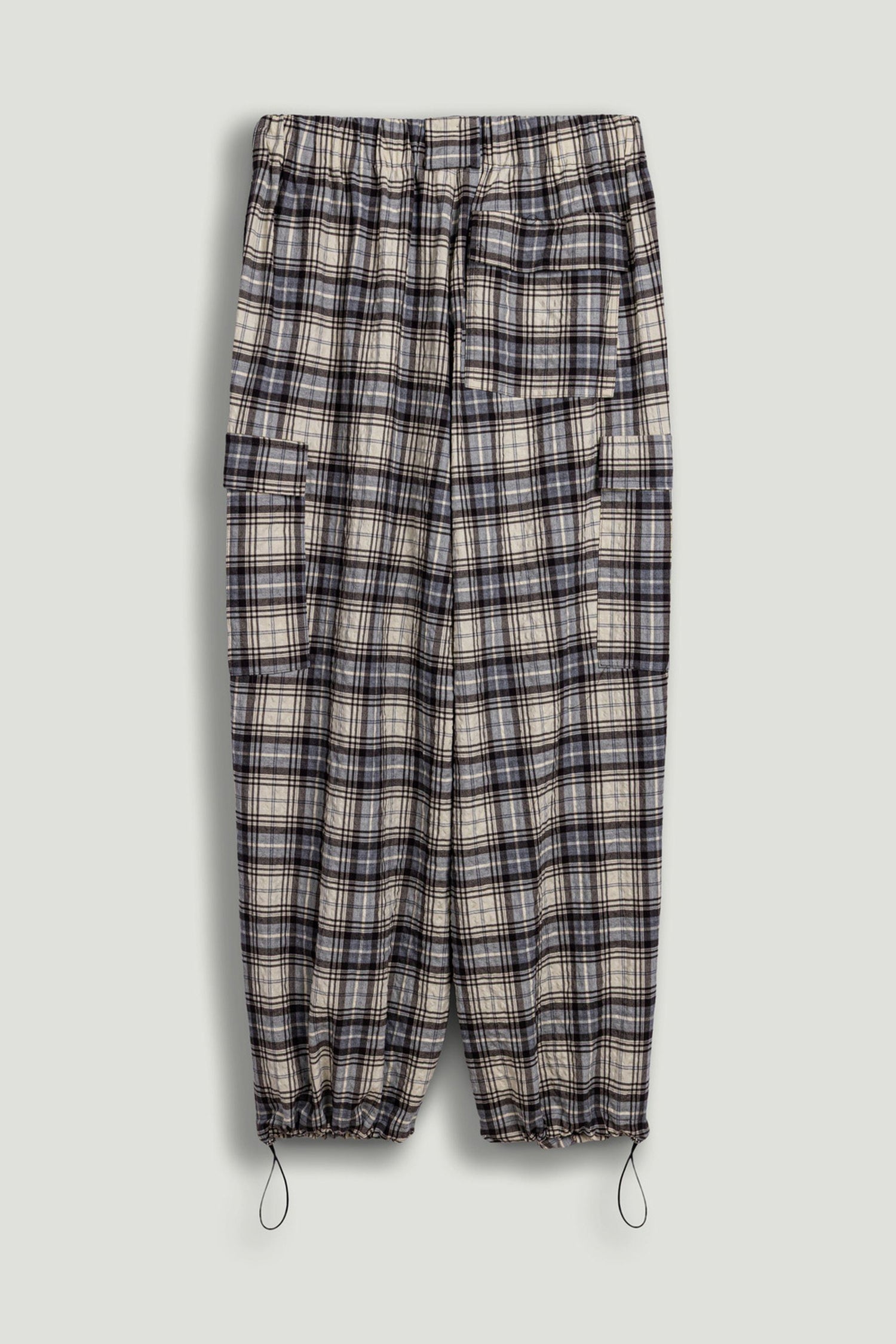 Checked Cargo Pants