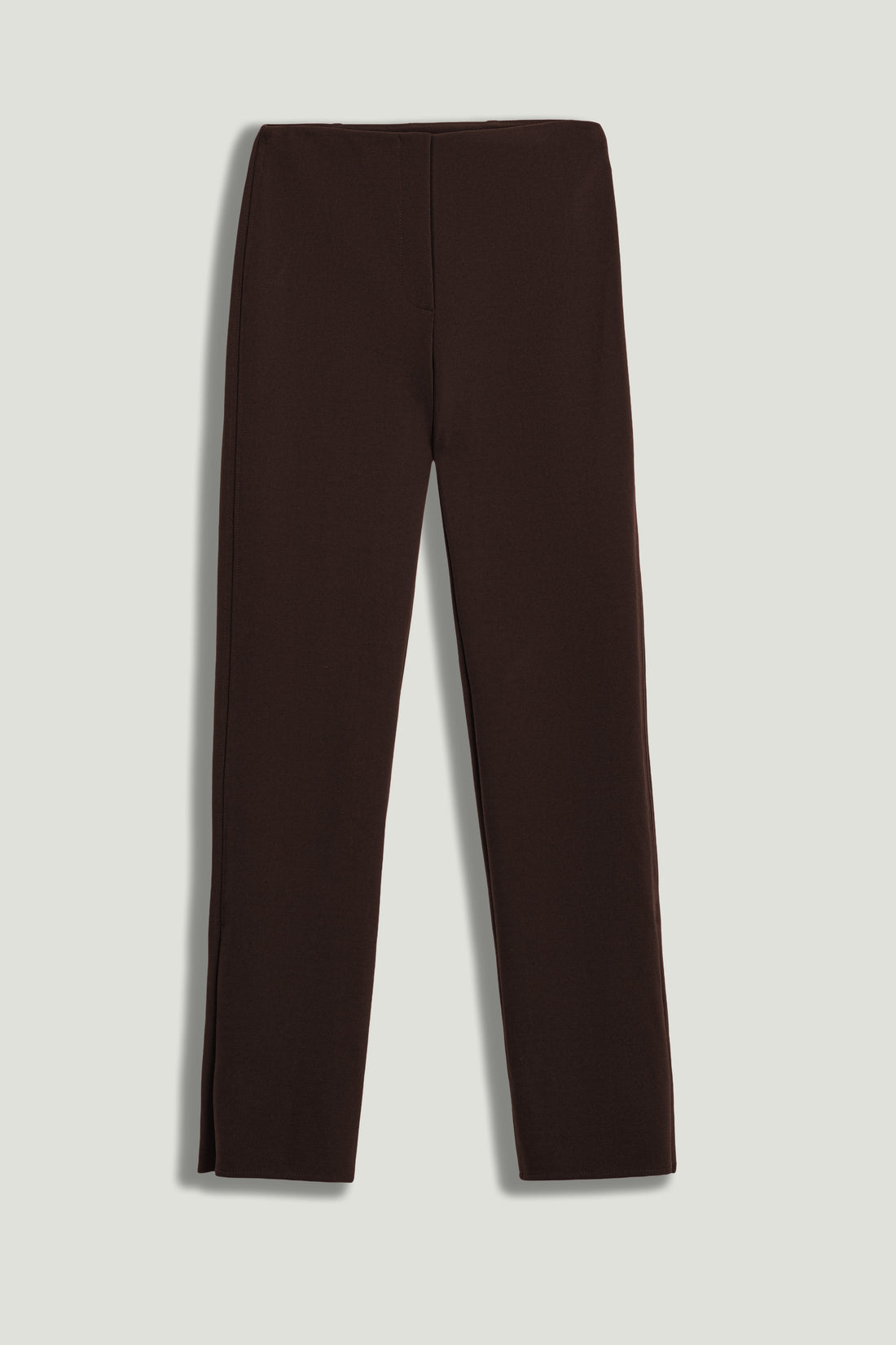 Split-Hem Straight Pants