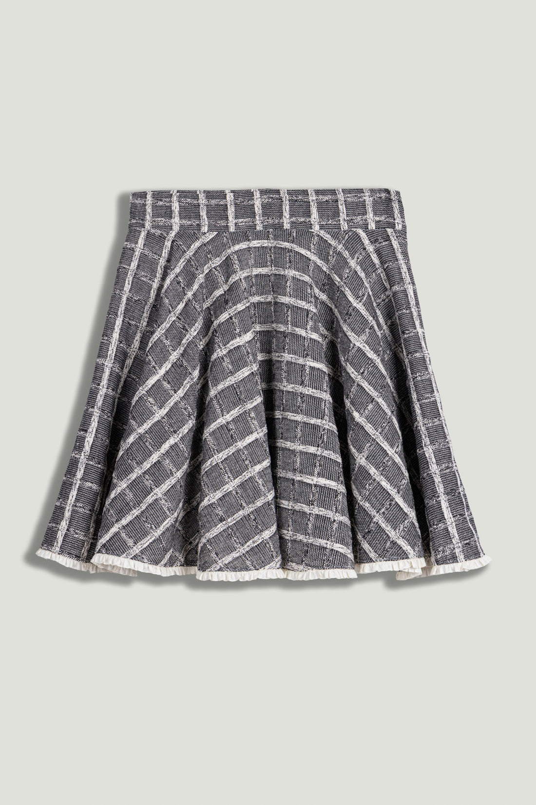 Ruffled Hem Mini Skirt