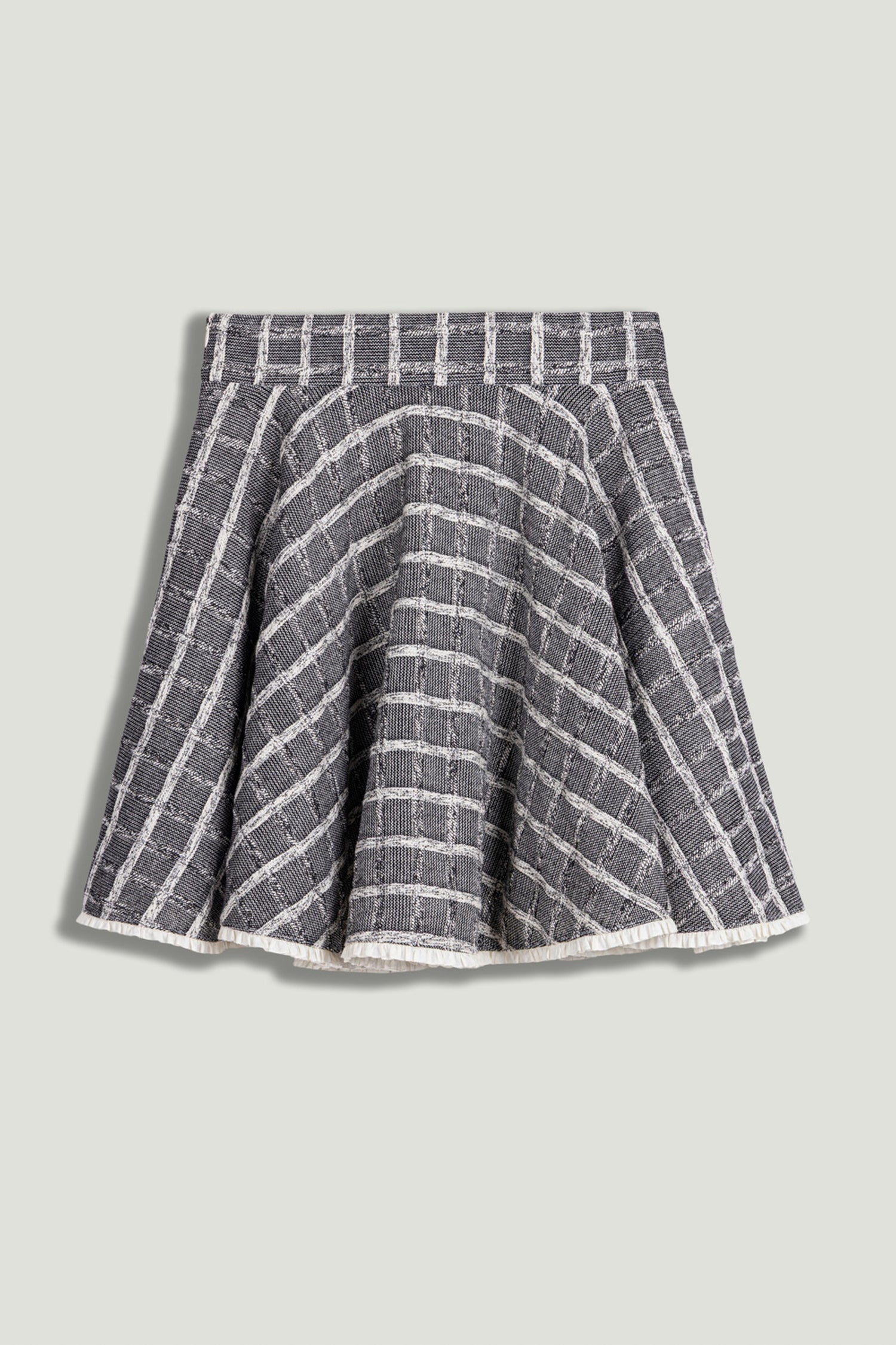 Ruffled Hem Mini Skirt