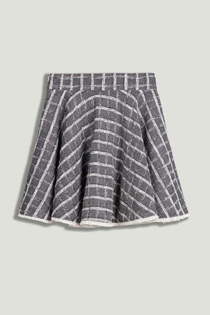 Ruffled Hem Mini Skirt