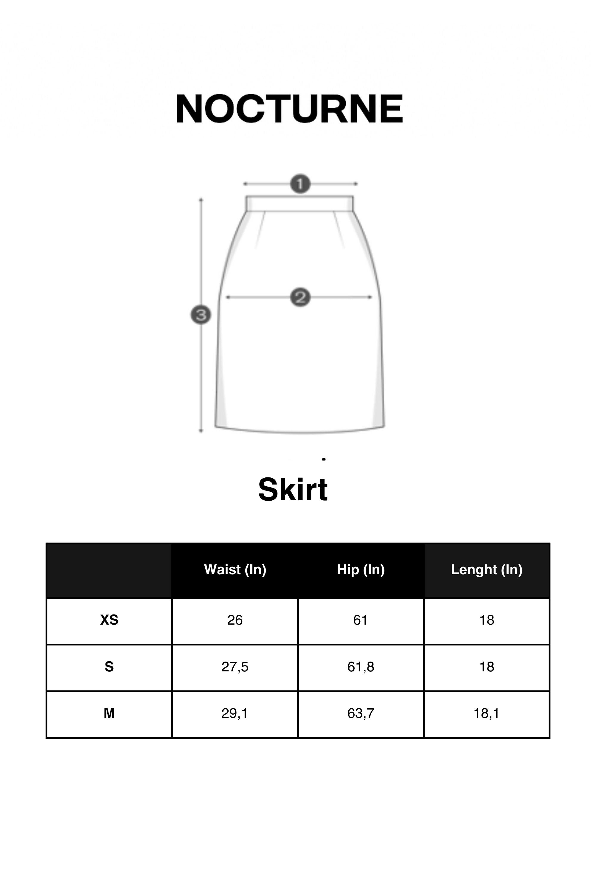 Ruffled Hem Mini Skirt