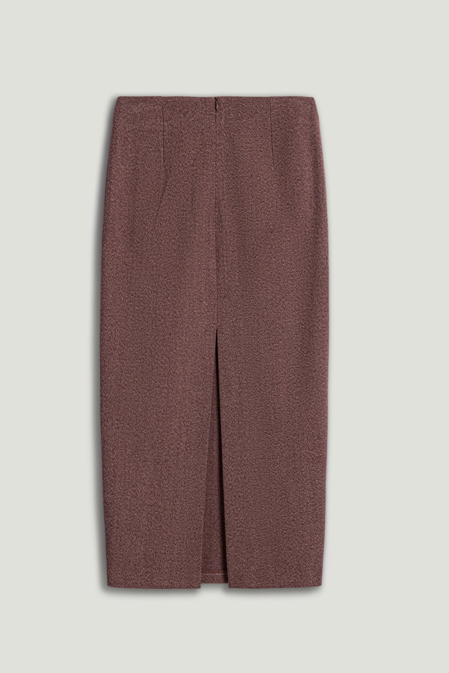 Slit Detail Tailored Maxi Skirt