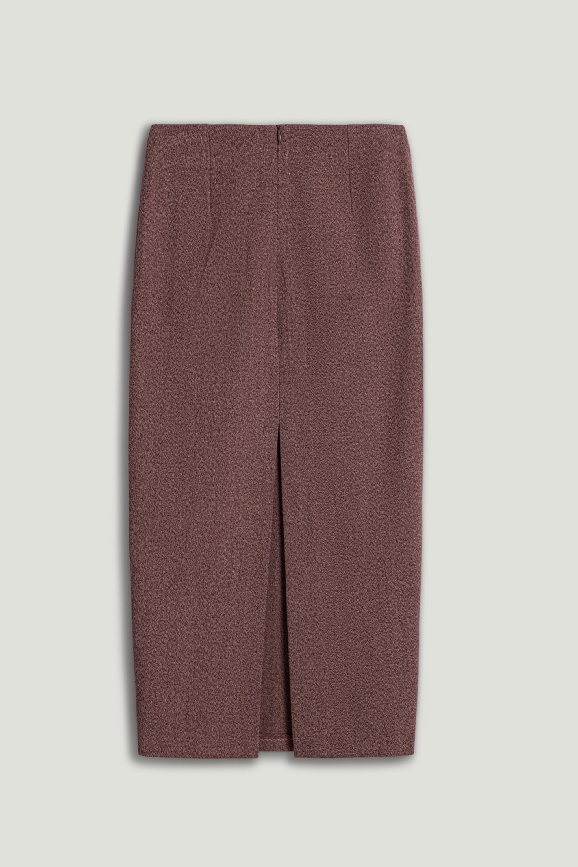 Slit Detail Tailored Maxi Skirt