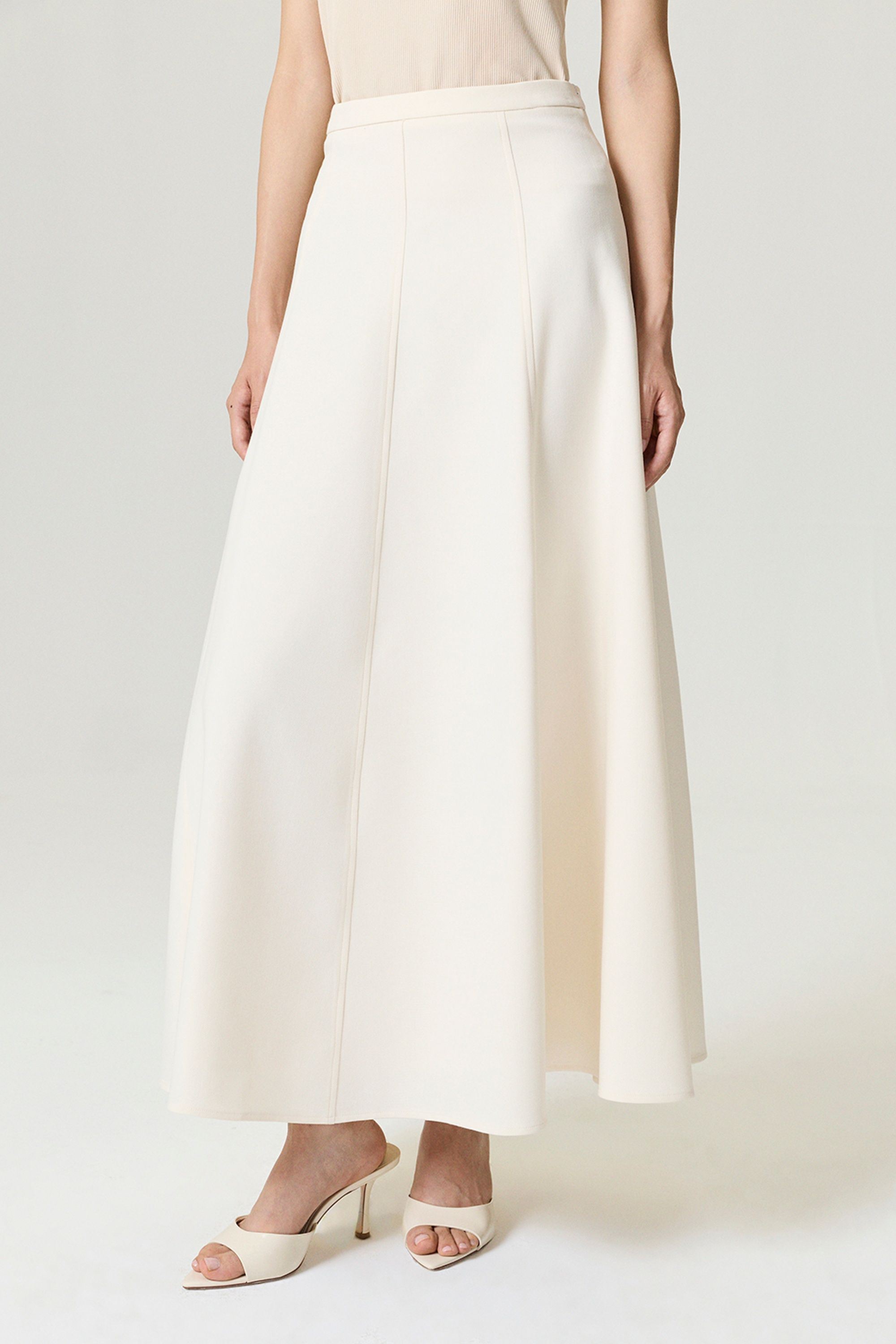 Flared Maxi Skirt