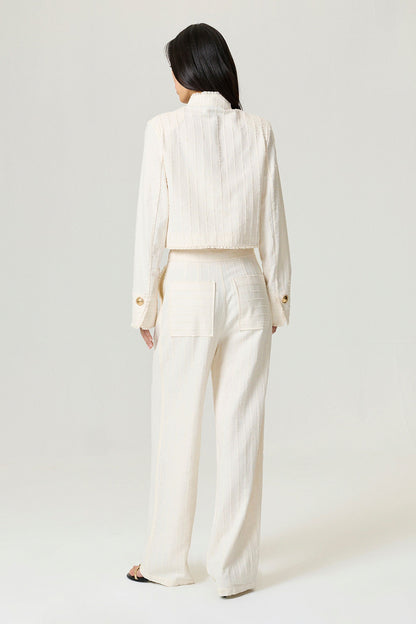 Ruffle Trim Detailed Pants