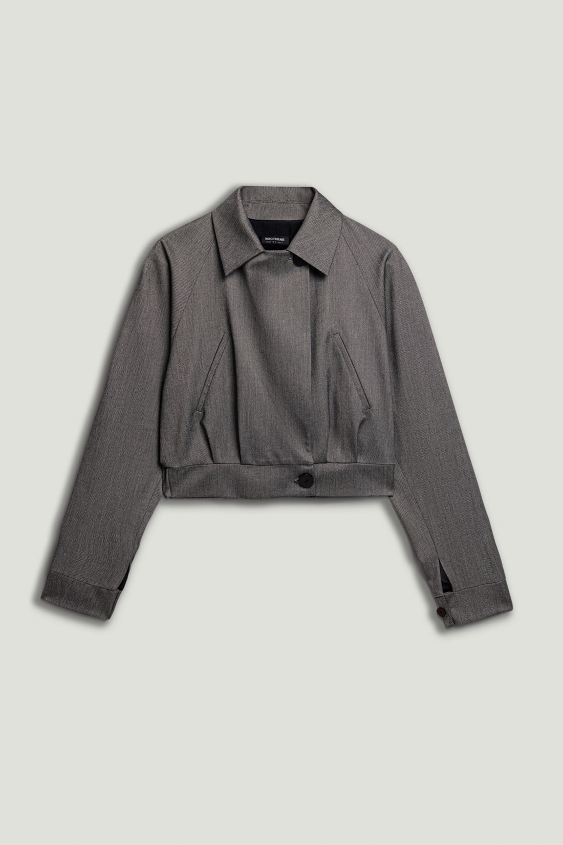 Waistband Detail Bomber Jacket