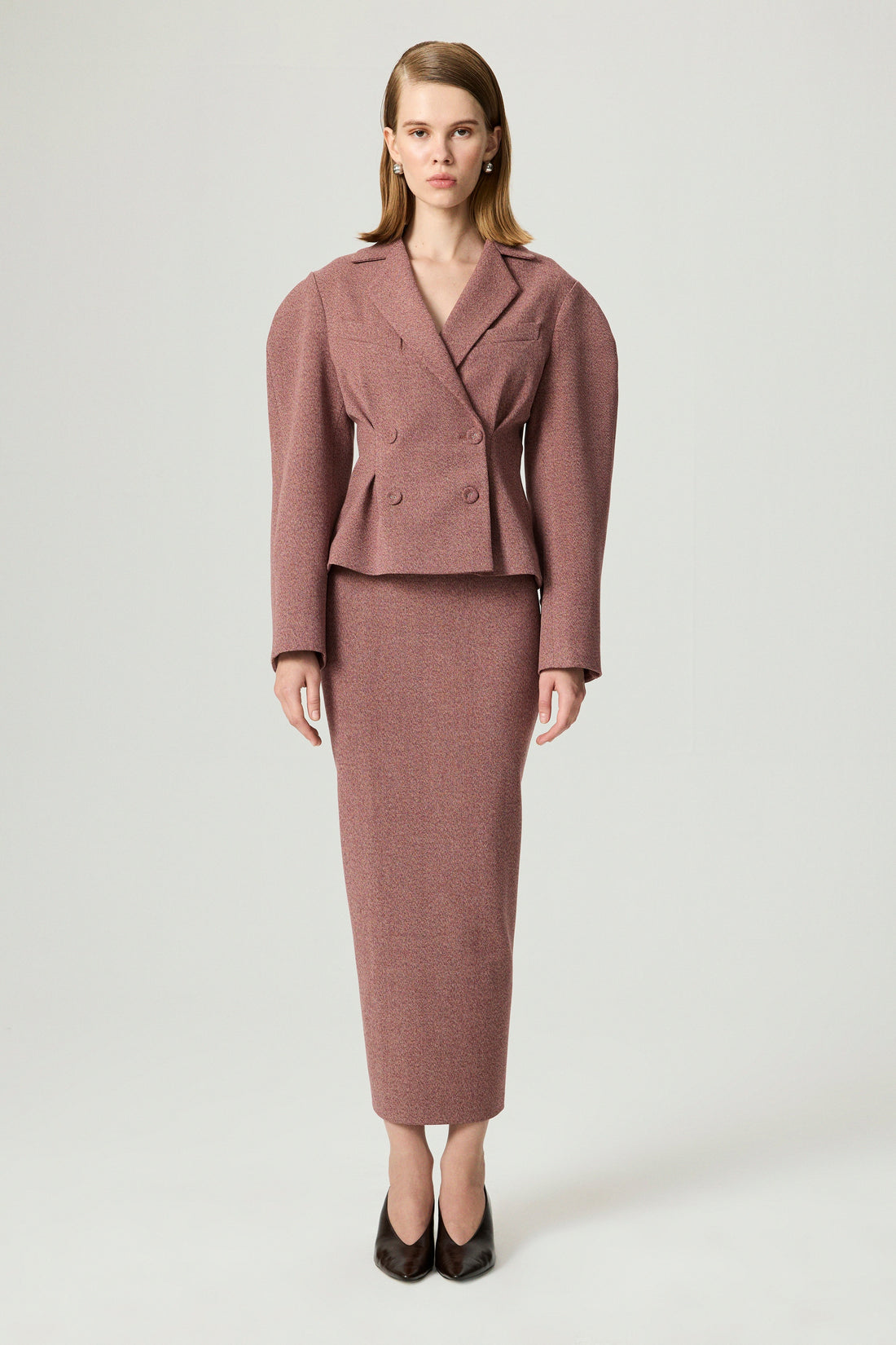 Double-Breasted Tailored Blazer