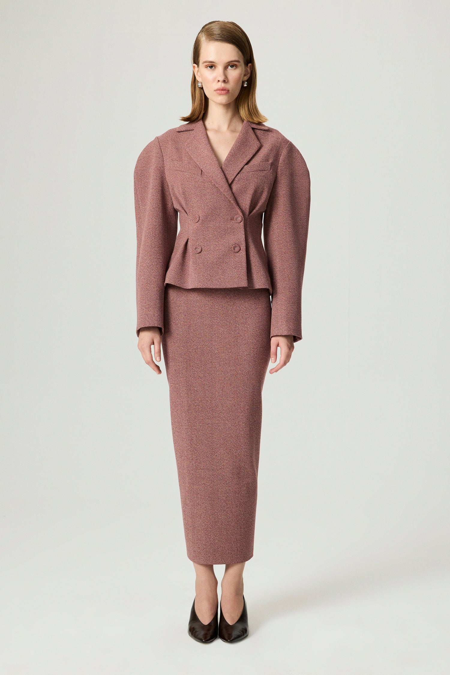 Double-Breasted Tailored Blazer