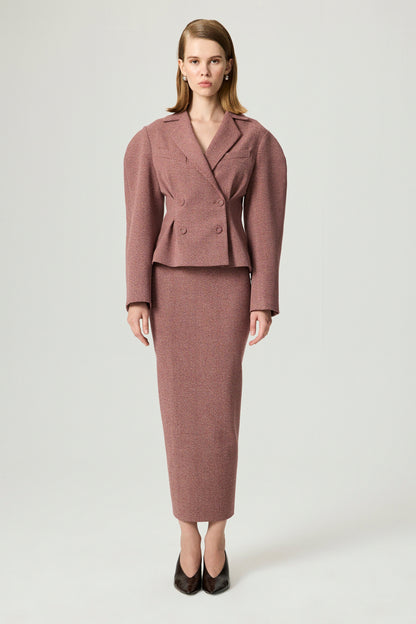 Double-Breasted Tailored Blazer