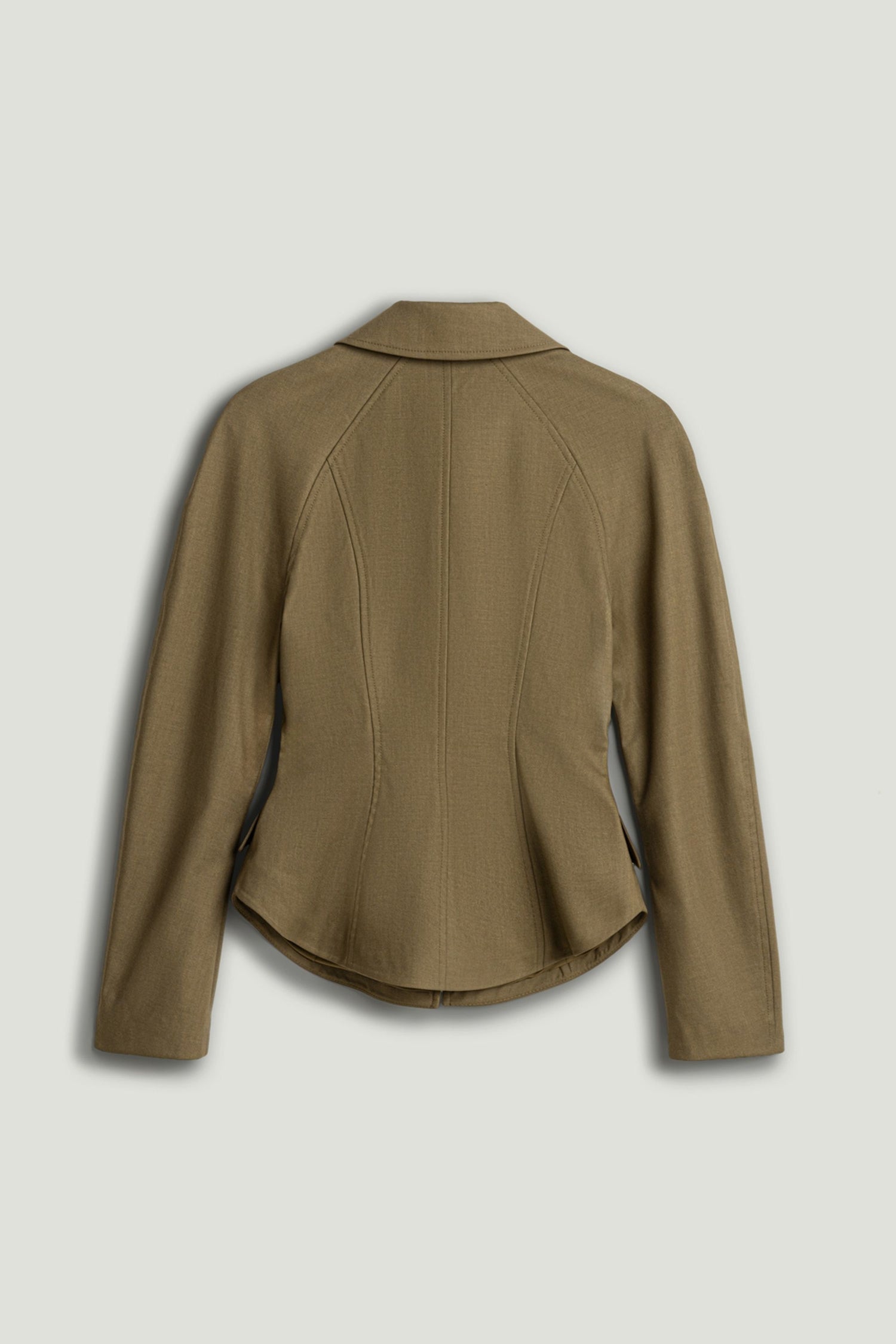 Zip-Front Tailored Jacket