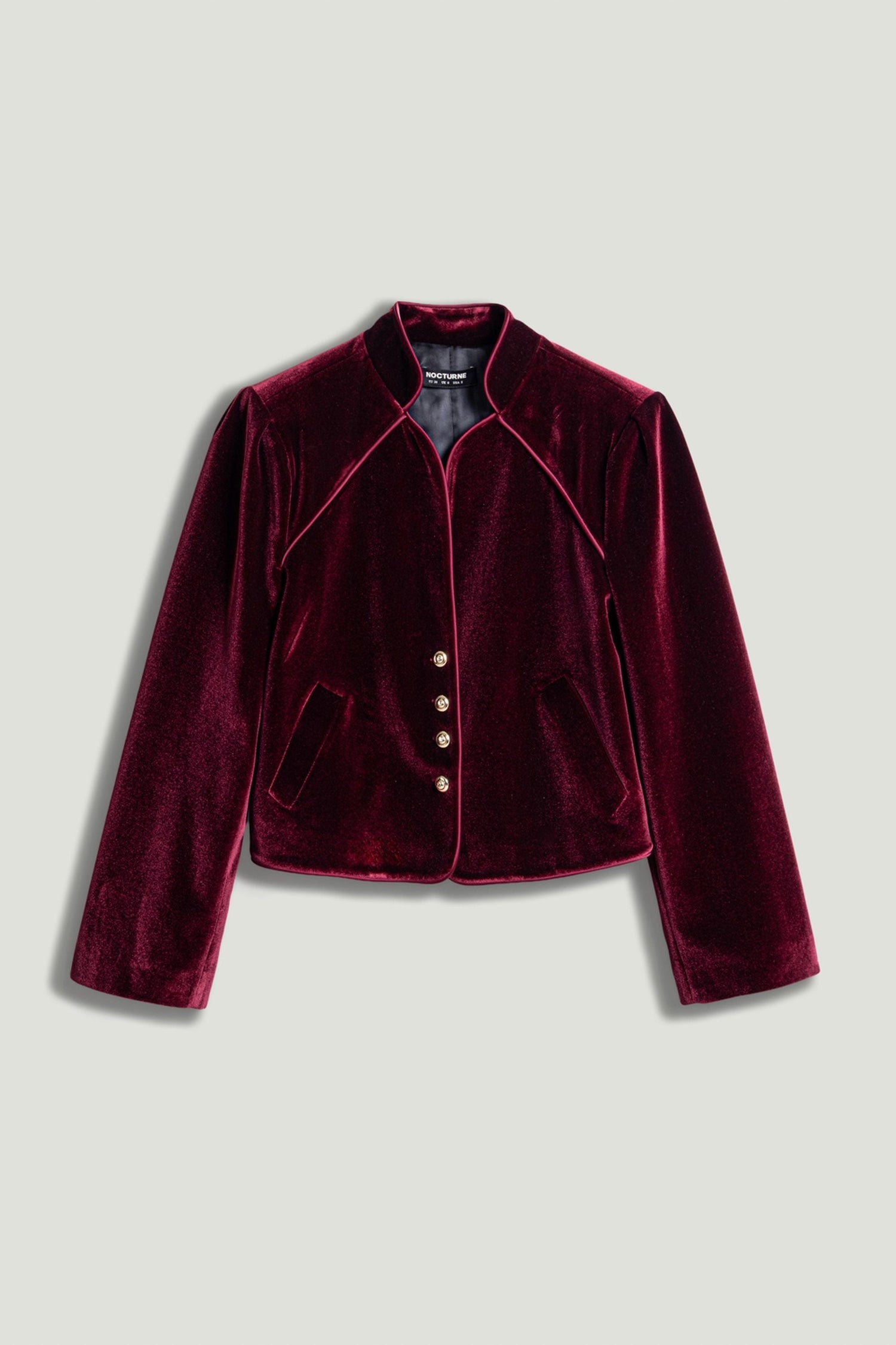 Velvet Cropped Jacket