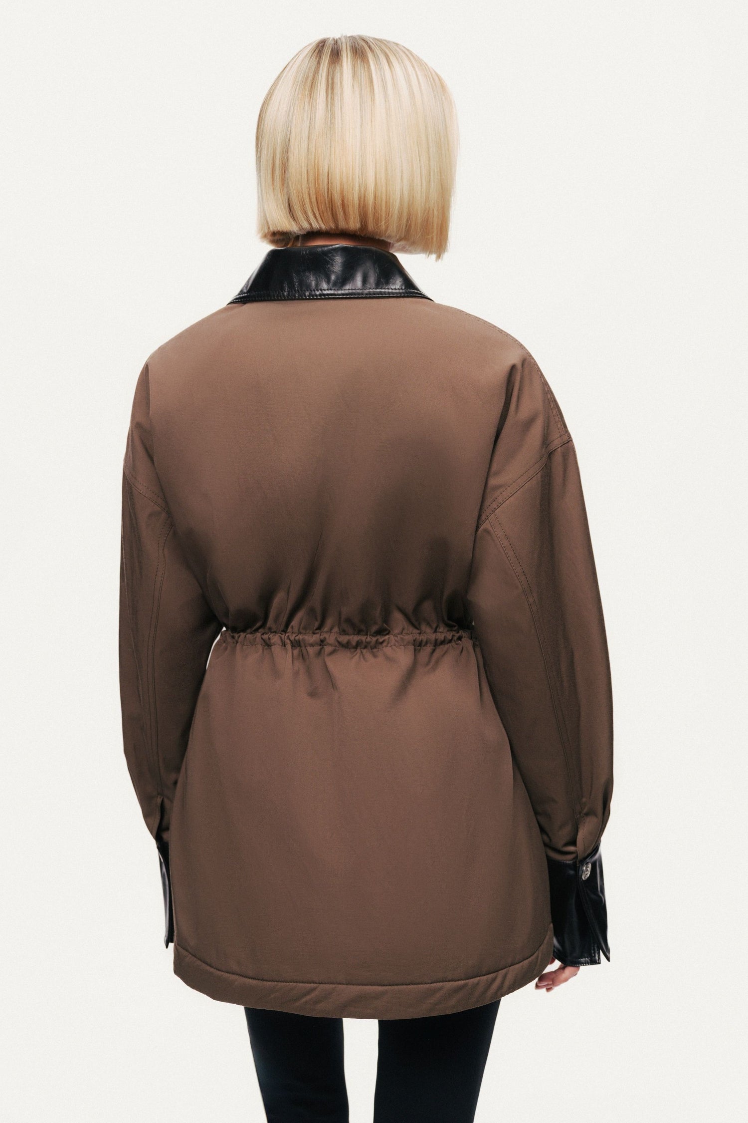 Contrast Collar Utility Jacket