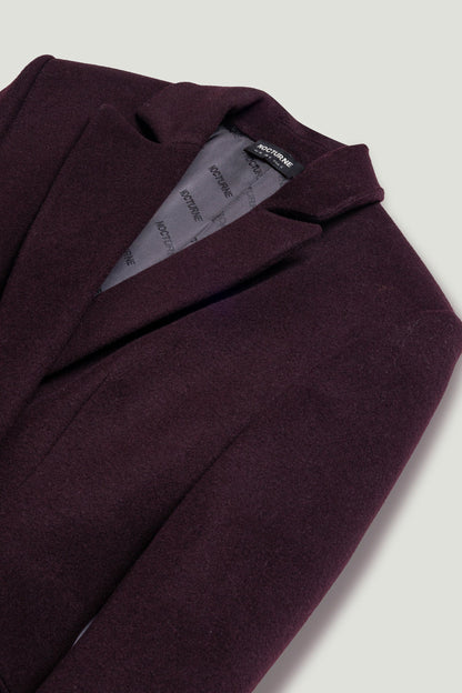 Tailored Double-Breasted Maxi Coat