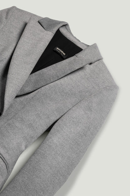 Structured Double-Breasted Maxi Coat