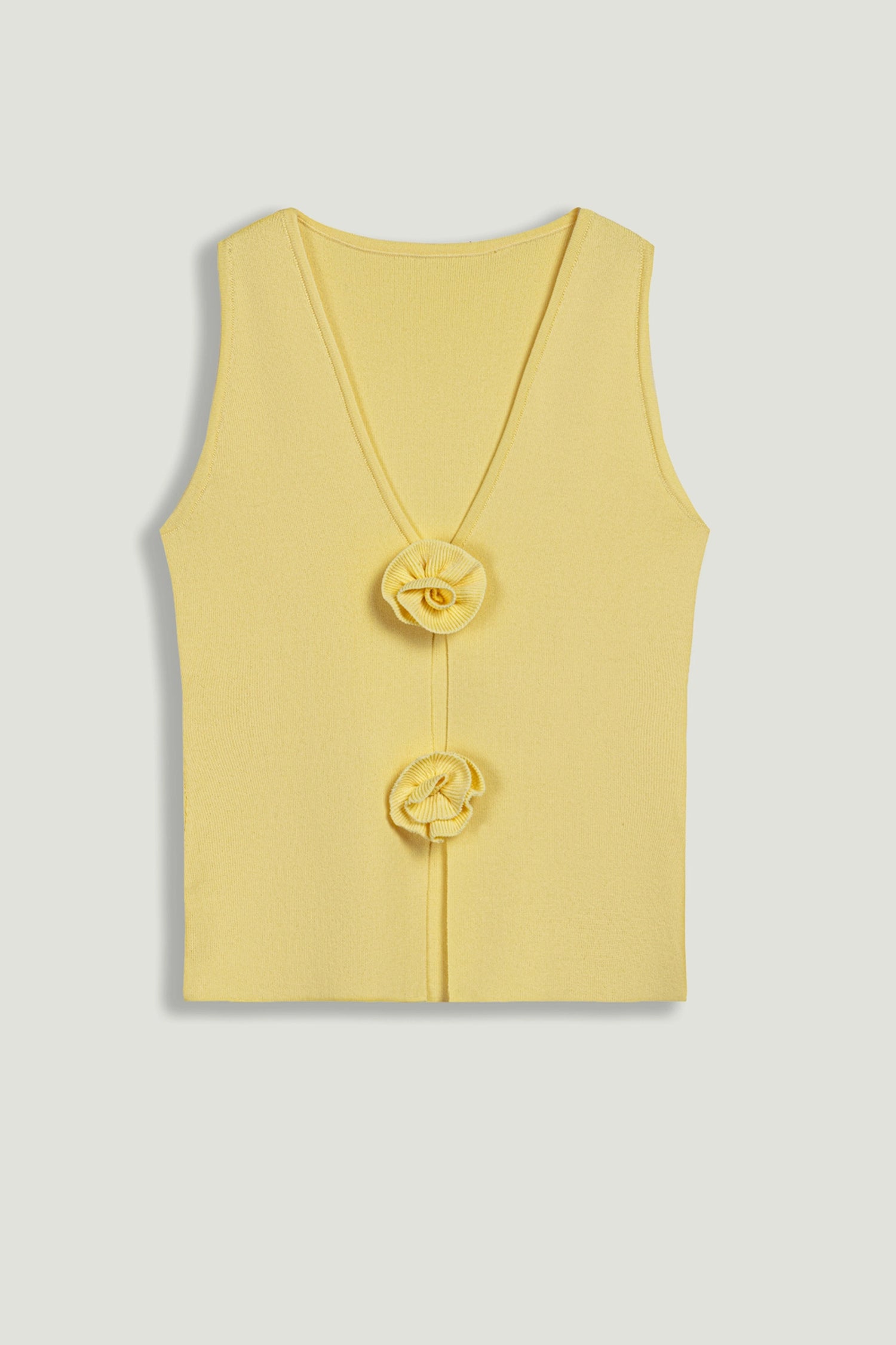 Floral Cut-Out Knit Top