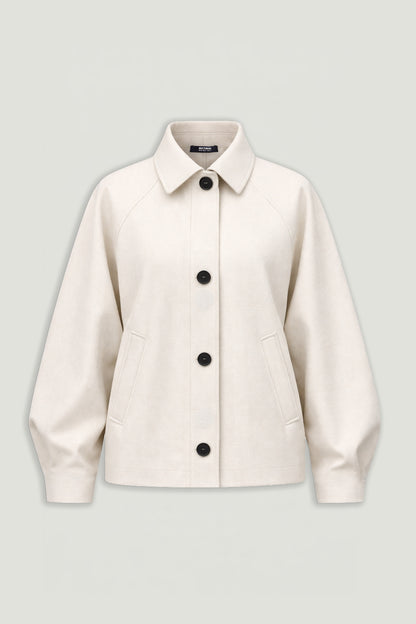 Cropped Batwing Jacket