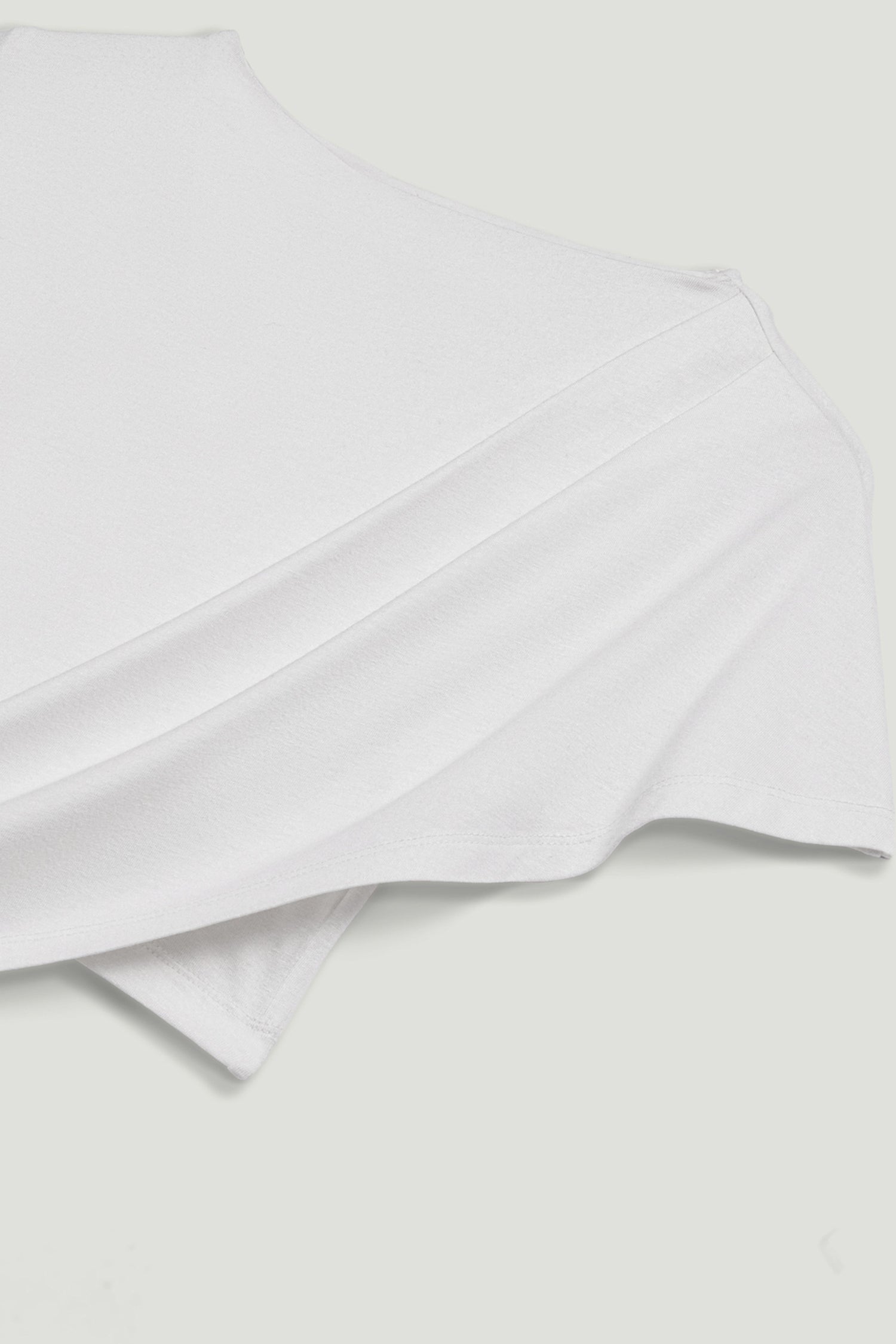 Asymmetric Tie-Front Crop Top