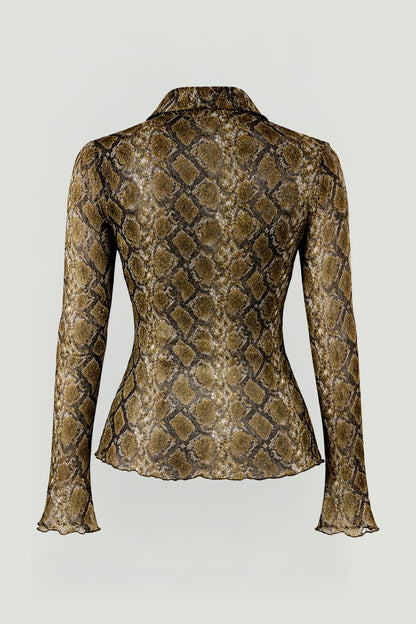 Snake Print Shirt